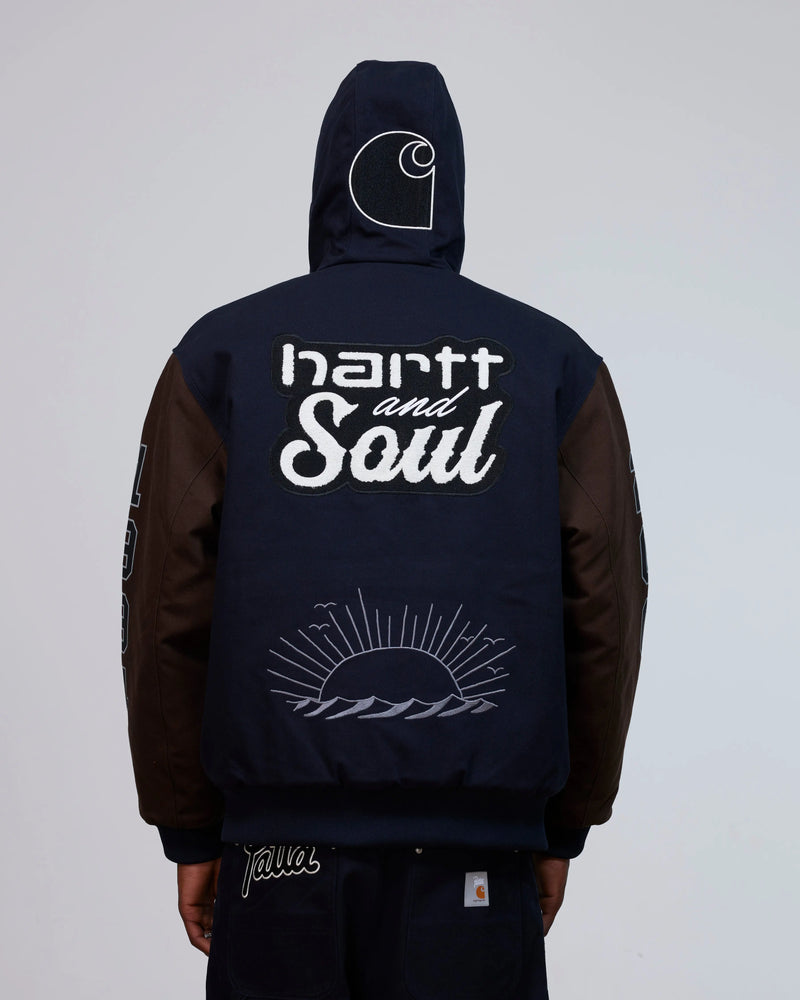 Patta x Carhartt OG Active Jacket (Dark Navy/Tobacco) Patta x Carhartt