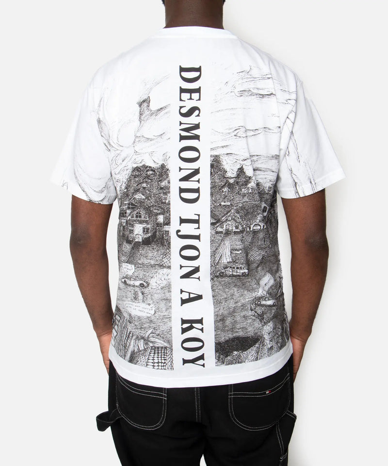 Patta x Outsiders Gallery Livin In The Fast Lane T-Shirt (White) Patta