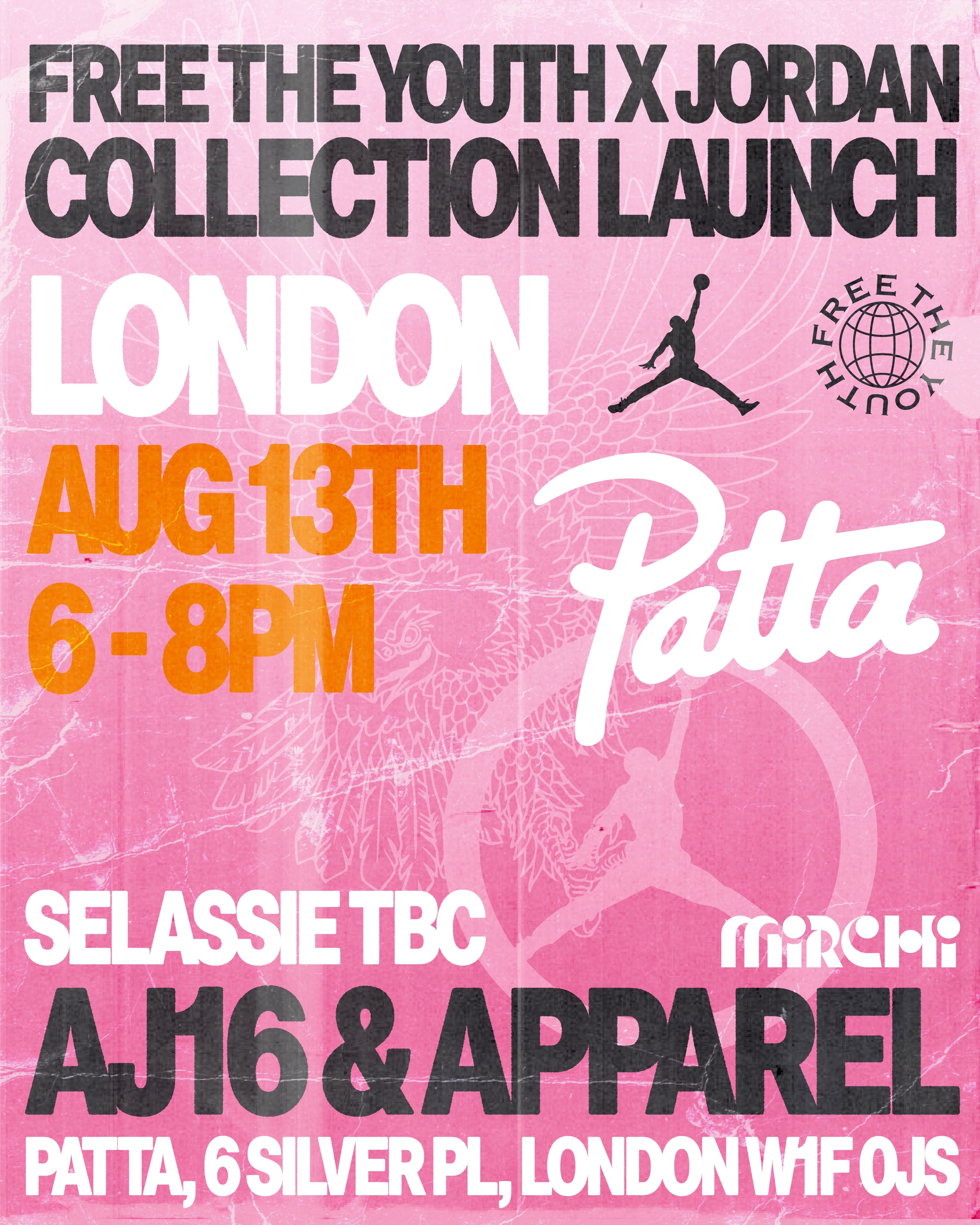 Free The Youth x Jordan at Patta London