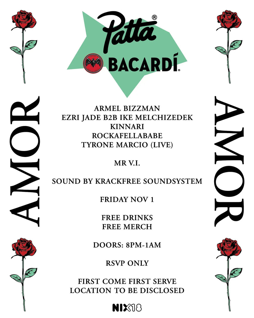 Patta x BACARDÌ - Do What Moves You - Patta