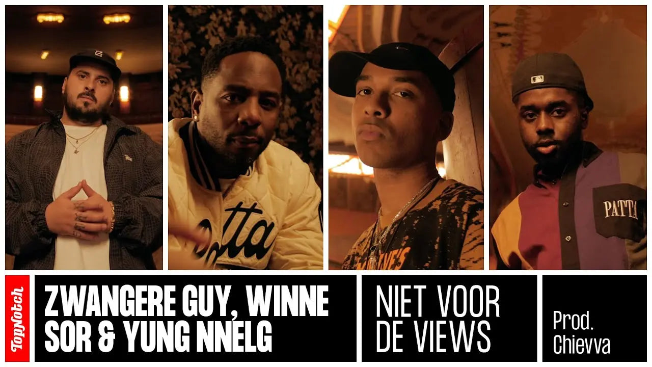 Zwangere Guy, Winne, Sor & Yung Nnelg - Niet Voor De Views (Prod. Chievva) - Patta