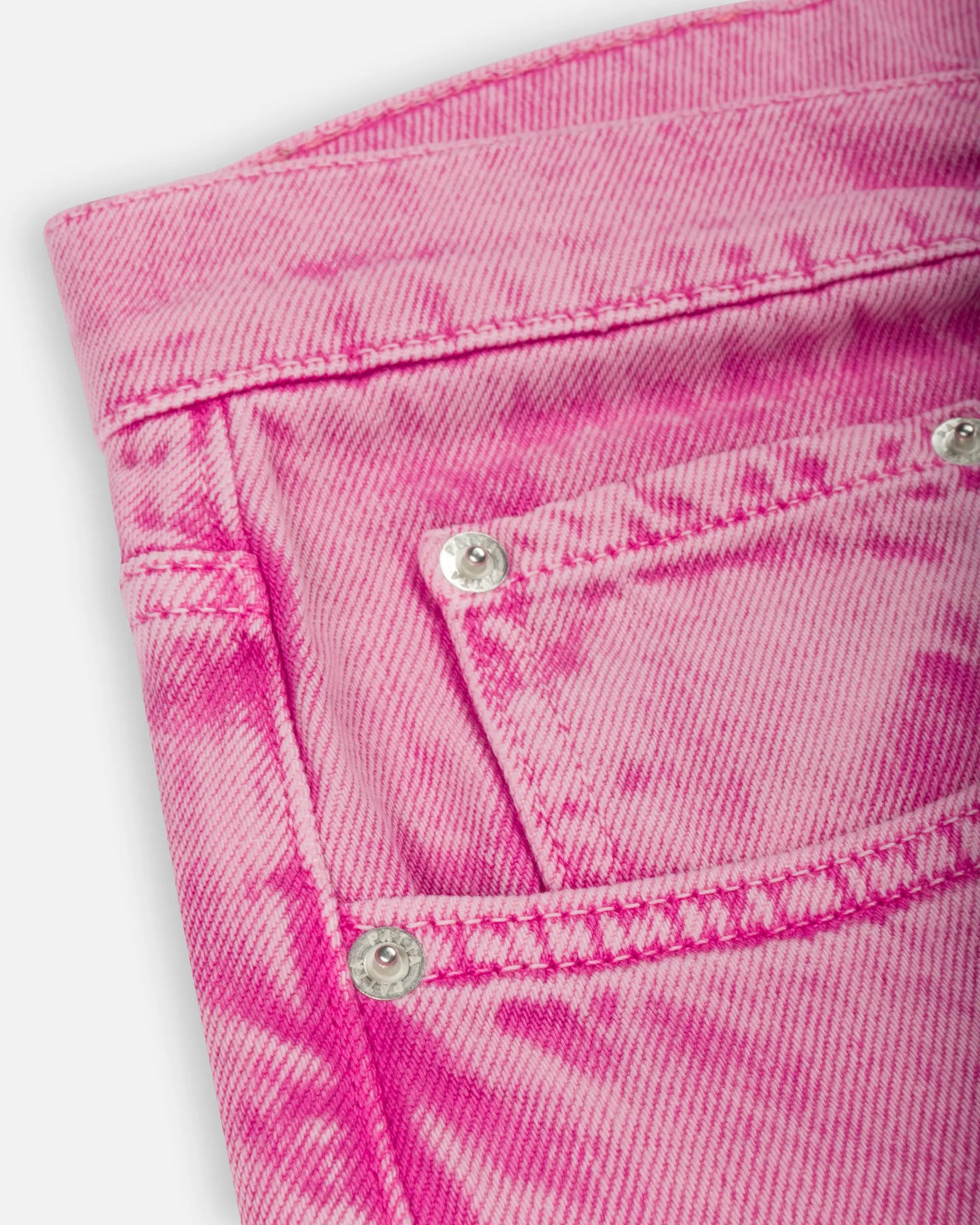 Patta Acid Wash Fuchsia Purple Denim Pants (Fuchsia Purple) Patta