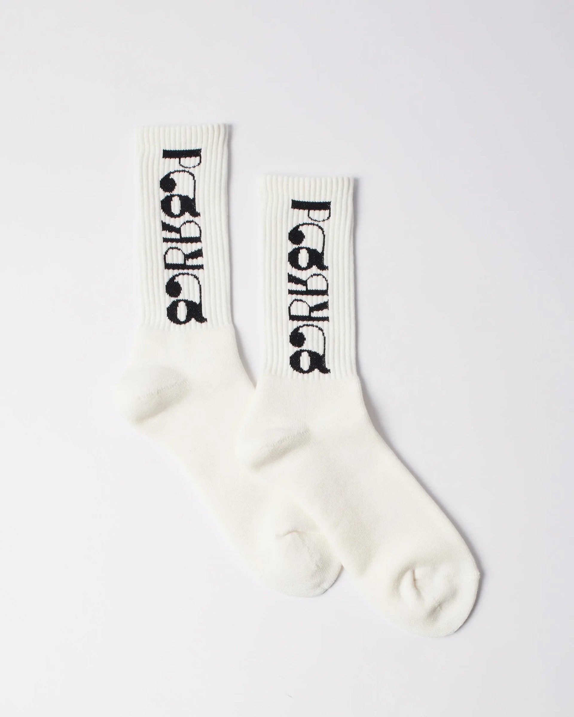 ByParra Tokyo logo crew socks (White) ByParra