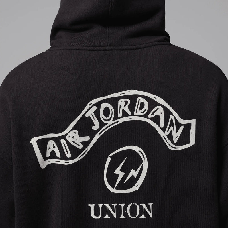 Jordan x Union x Fragment ''Chalk'' Double Zip Hoodie (Black/Sail) Jordan