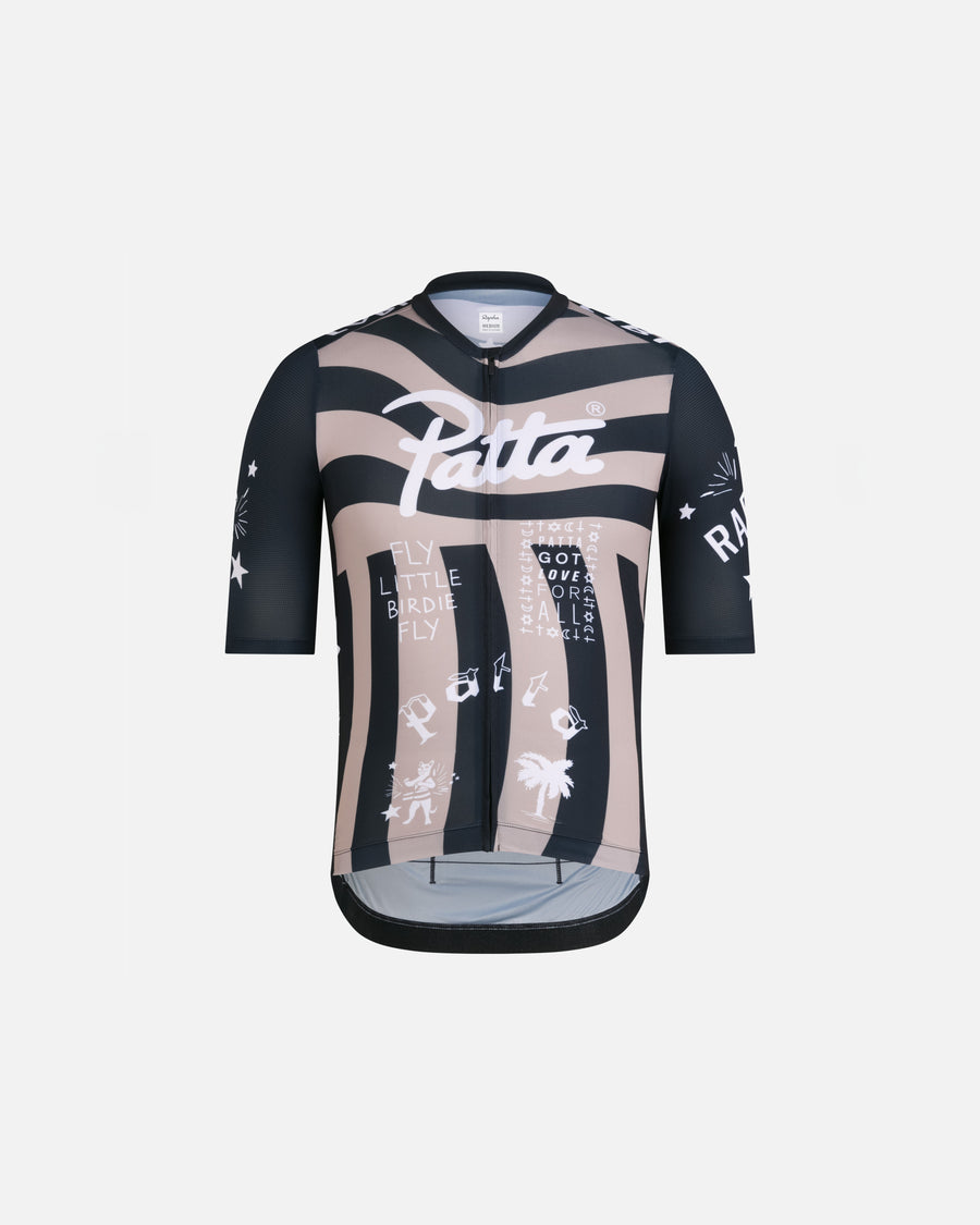 Patta x Rapha Men's Pro Team Training Jersey (Black/Stone)