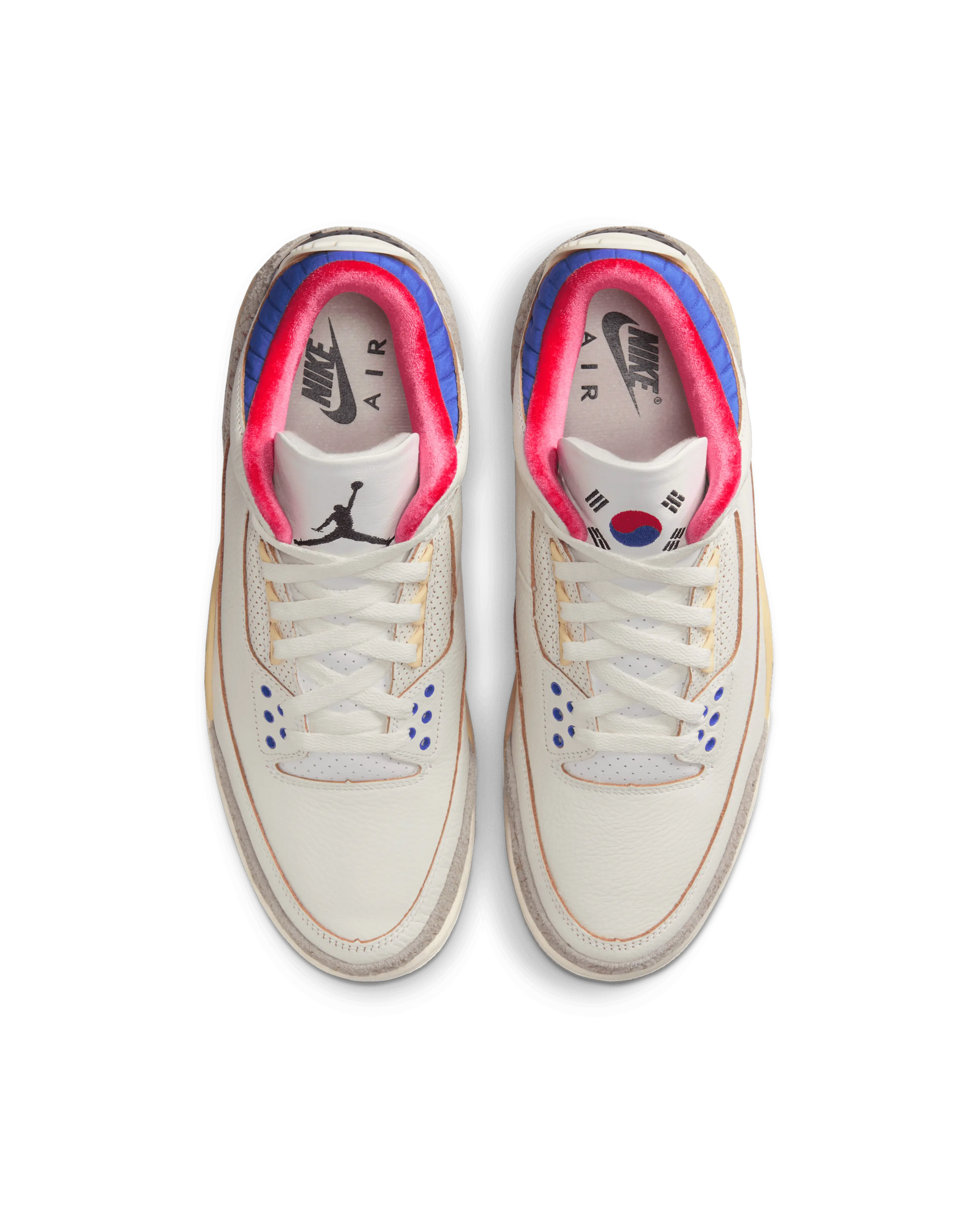 Nike Air Jordan 3 Retro OG Sp (White/Black-Sport Royal-Challange Red) Jordan