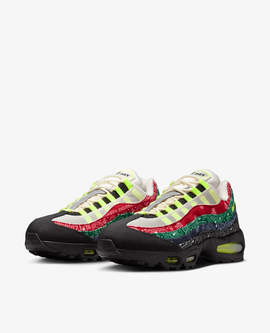 Nike Air Max 95 Sp (Sail/Volight-Universal Red-Sport Green-Black-Midnight Navy) Nike