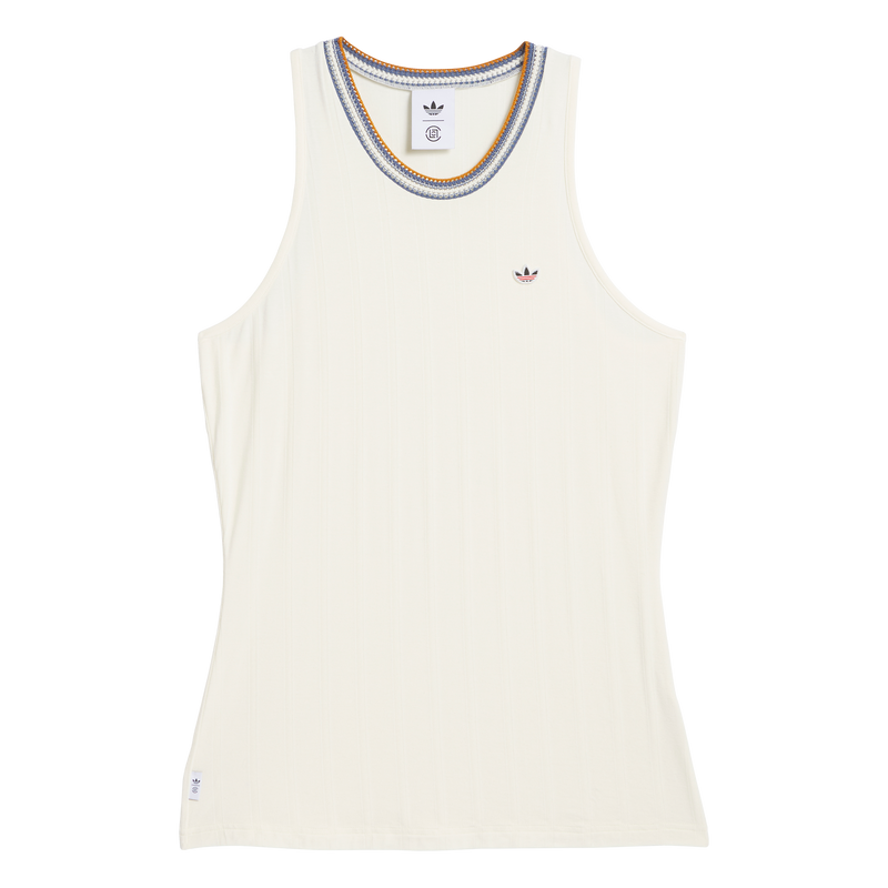 adidas Clot Rib Tank Top by Edison Chen 'Cream White'