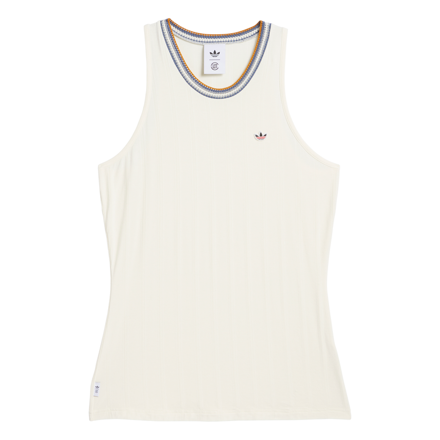 adidas Clot Rib Tank Top by Edison Chen 'Cream White'