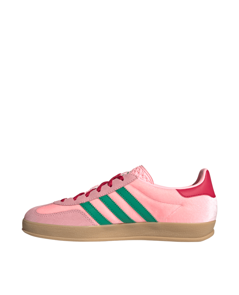 Adidas WMNS Gazelle Indoor (Court Green/Glow Pink/Gum)