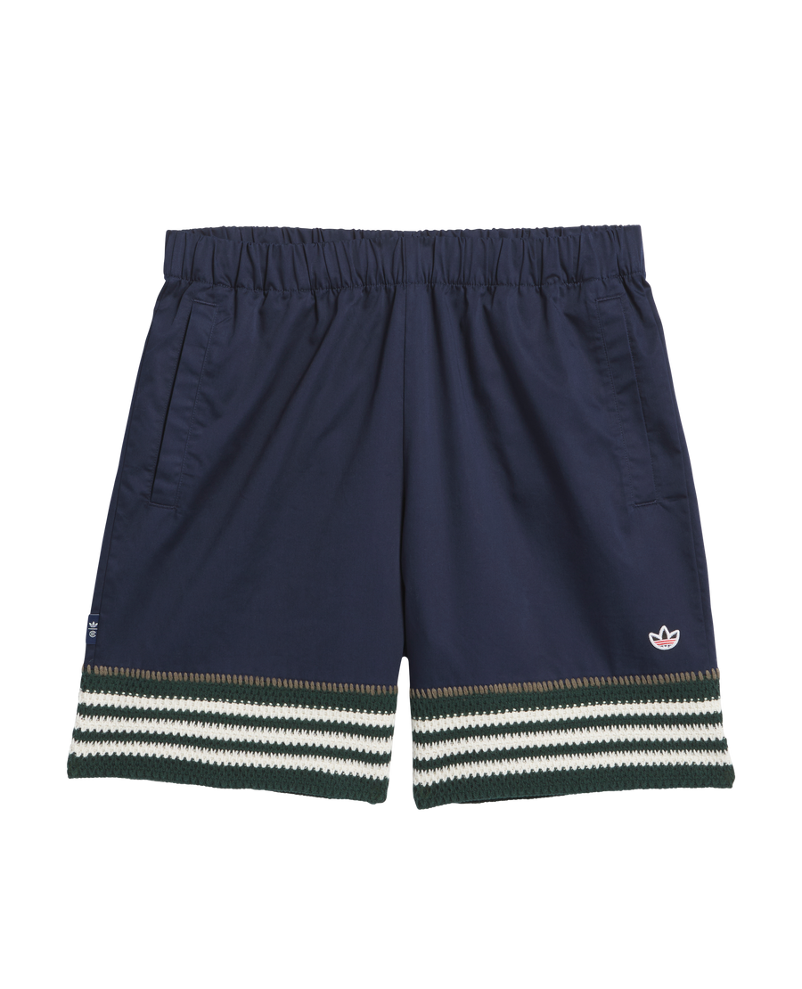 adidas Clot Crochet Shorts 'Night Indigo'