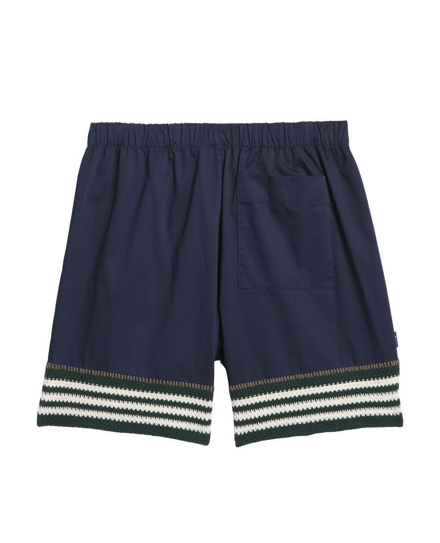 adidas Clot Crochet Shorts 'Night Indigo'