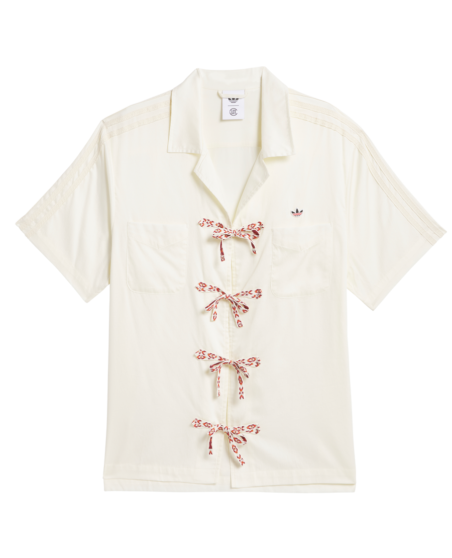 adidas Clot Bowling Shirt by Edison Chen 'Cream White'