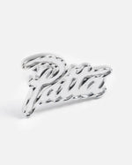 Patta Script Logo Silver Earring (Silver) Patta