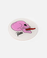 Patta Skull Coaster 4-Pack (Pink/White)