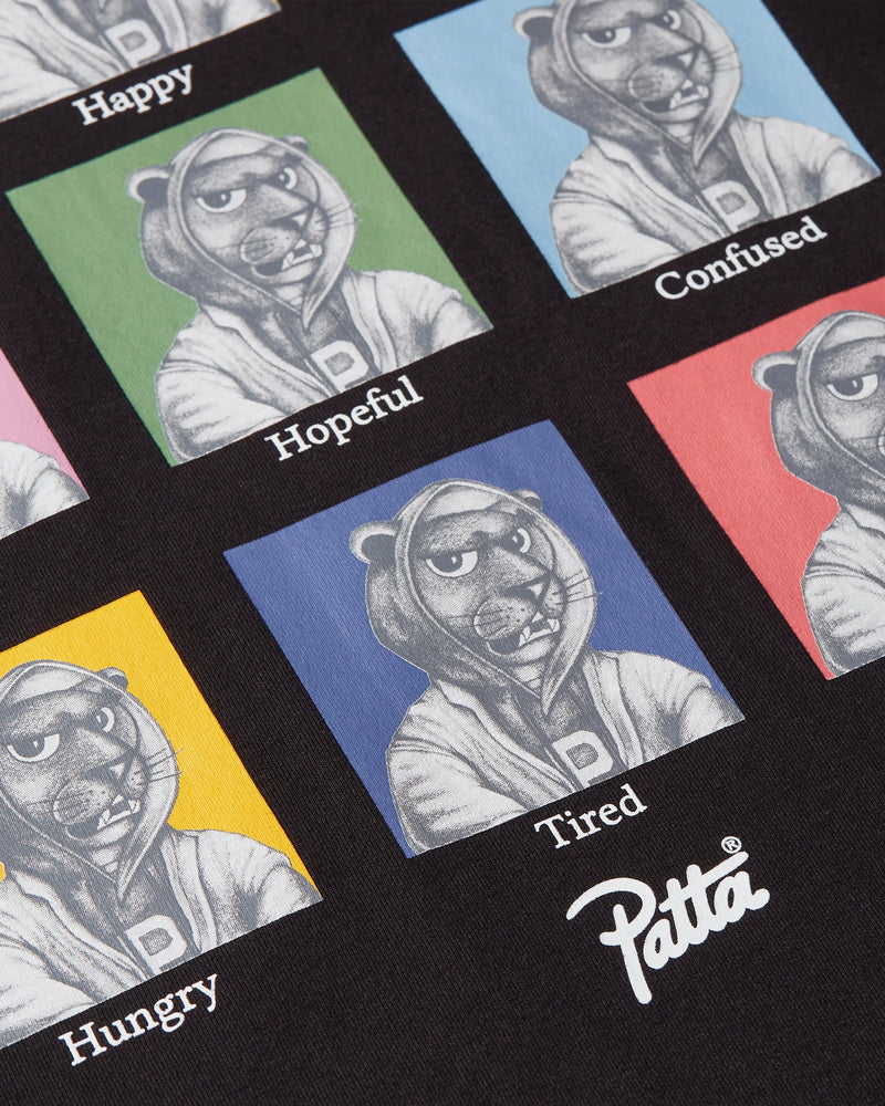 Patta Many Moods T-Shirt (Black) Patta