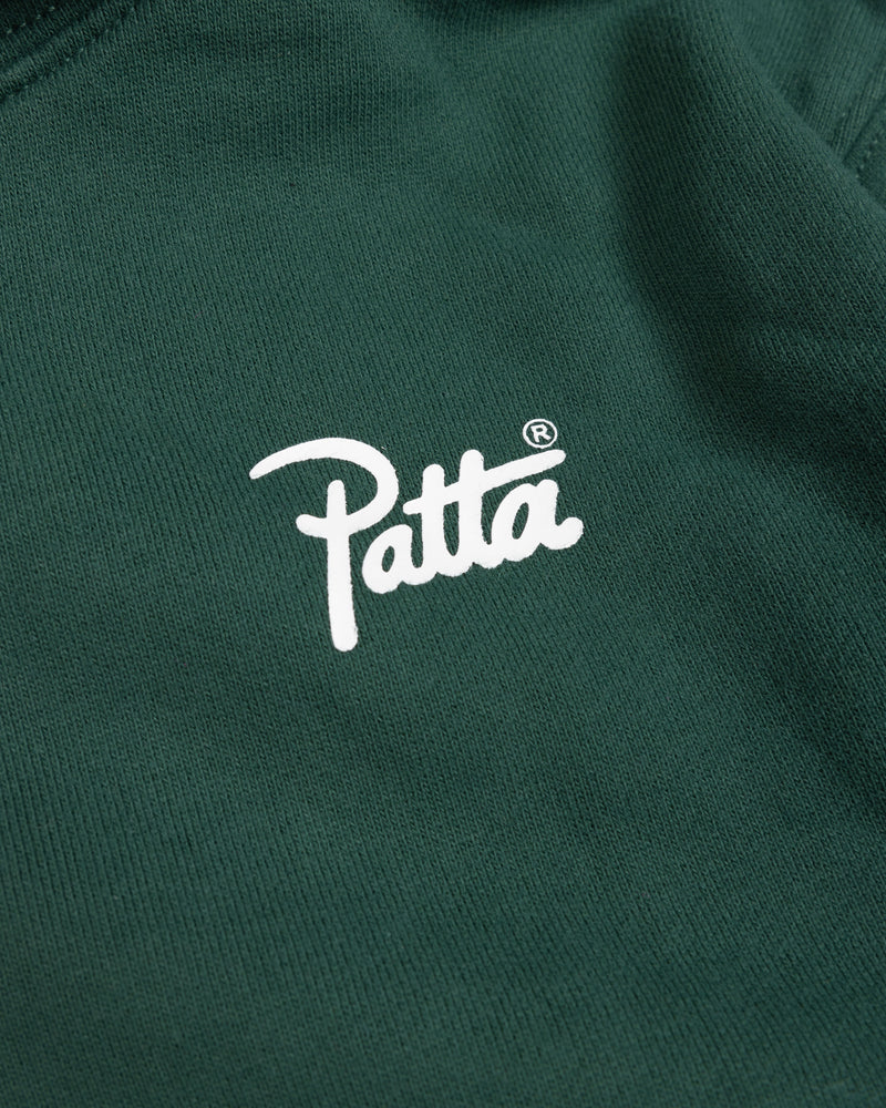 Patta Kids Zip-Up Hooded Sweater (Bistro Green)