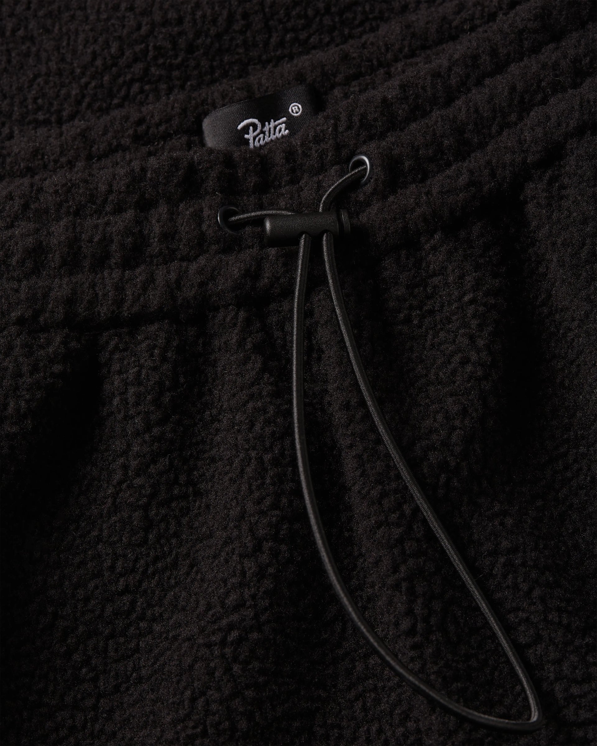 Patta Sherpa Fleece Pants (Black) Patta