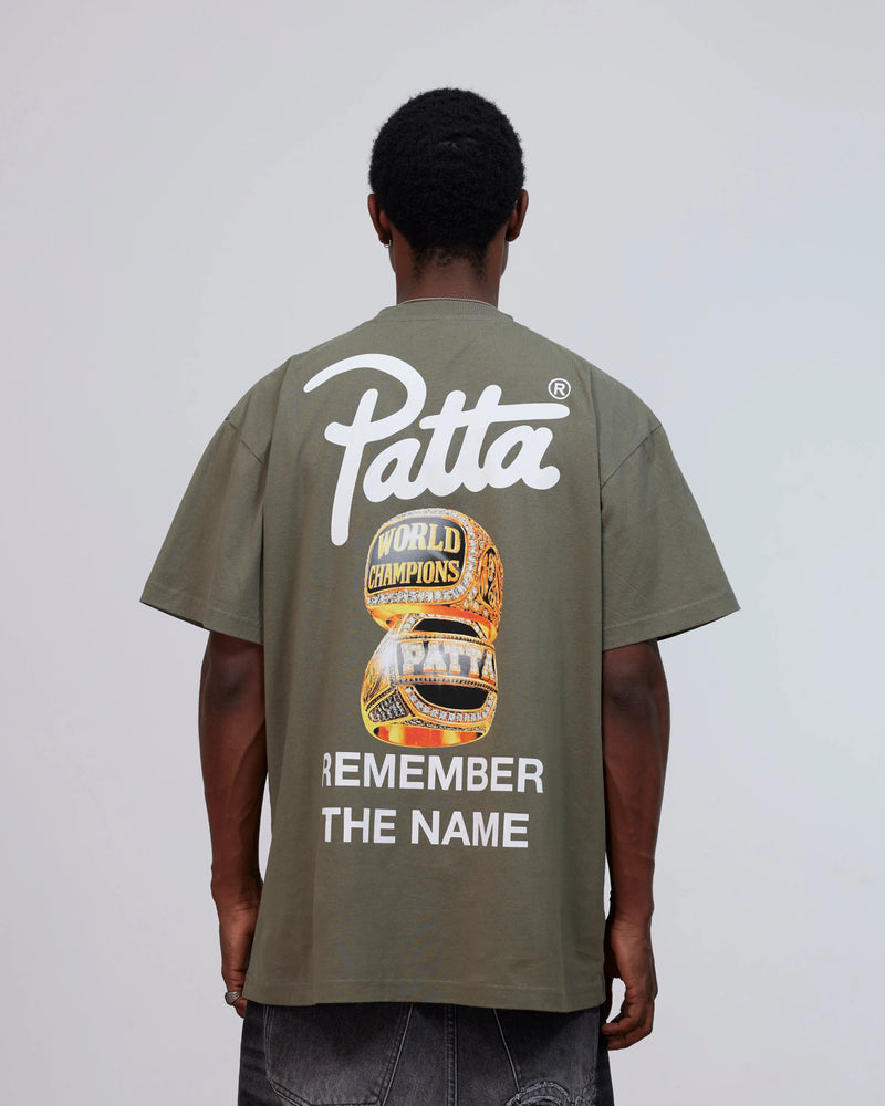Patta Championship T-Shirt (Dusty Olive) Patta