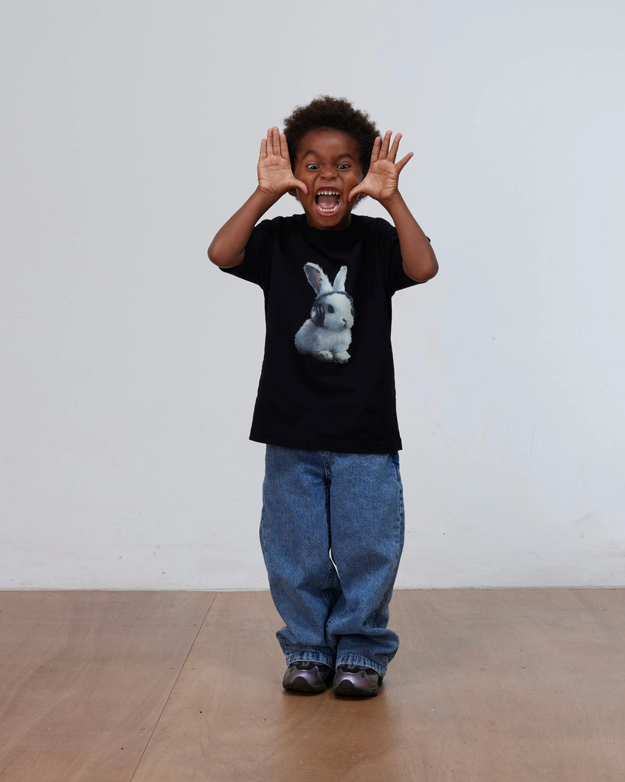 Patta Kids Bunny T-Shirt (Black) Patta