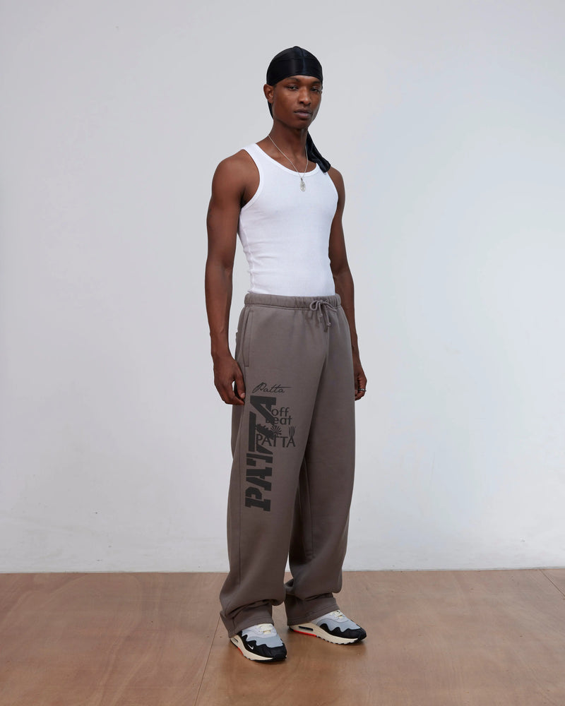 Patta Off Beat Straight Leg Jogging Pants (Brushed Nickel) Patta