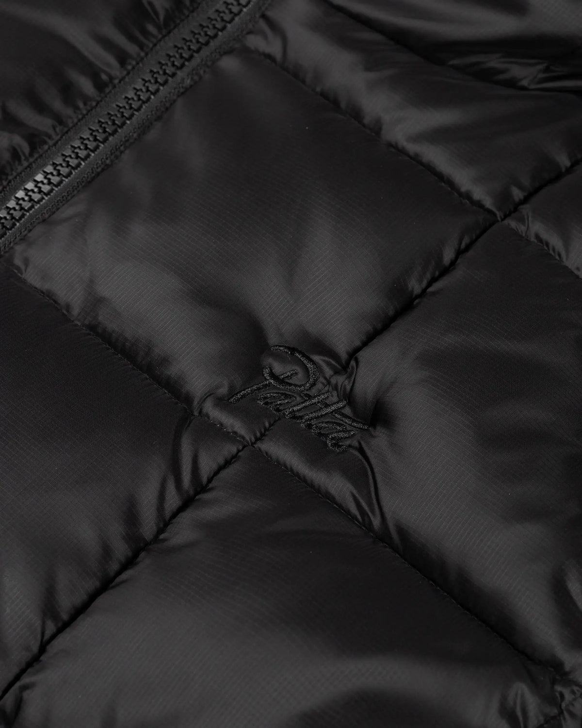 Patta Square Quilted Puffer Jacket (Black) Patta