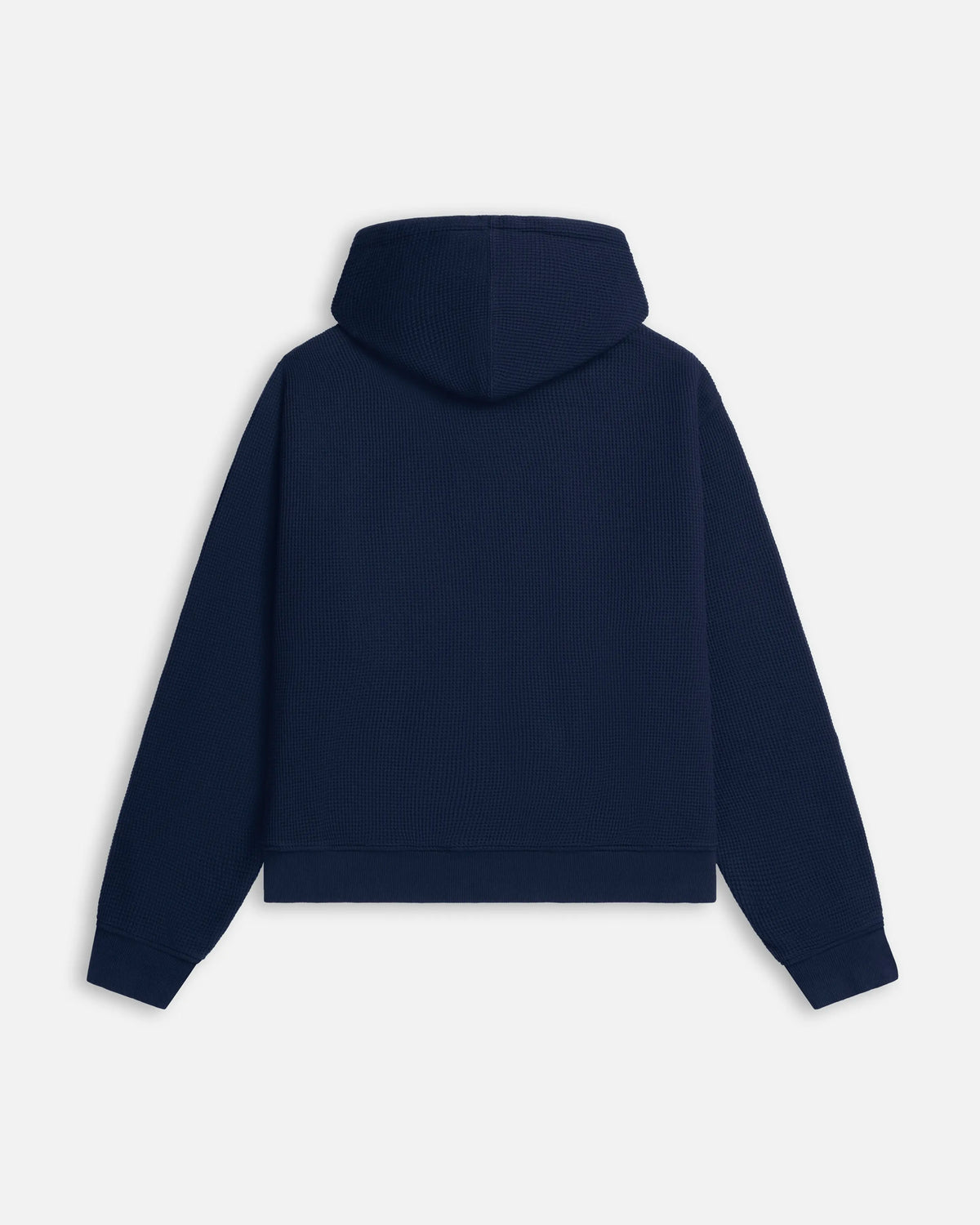 Patta Waffle Reversible Zip Up Hooded Sweater (Black Iris) Patta