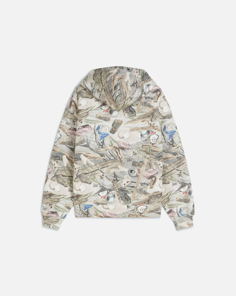 Patta Beach Print Boxy Hooded Sweater (Multi)