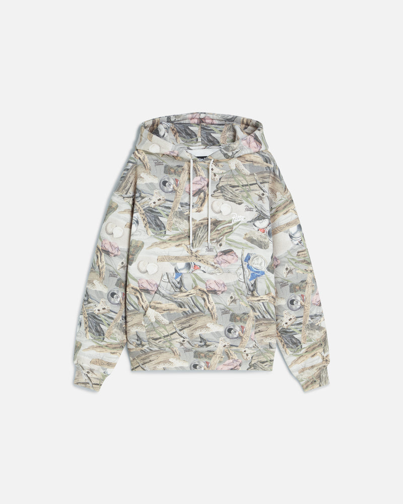 Patta Beach Print Boxy Hooded Sweater (Multi)
