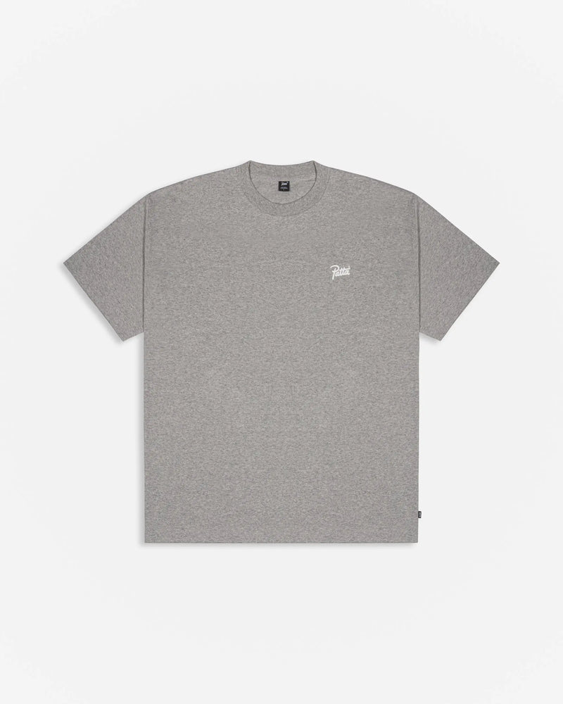Patta Script Logo T-Shirt (Melange Grey) Patta
