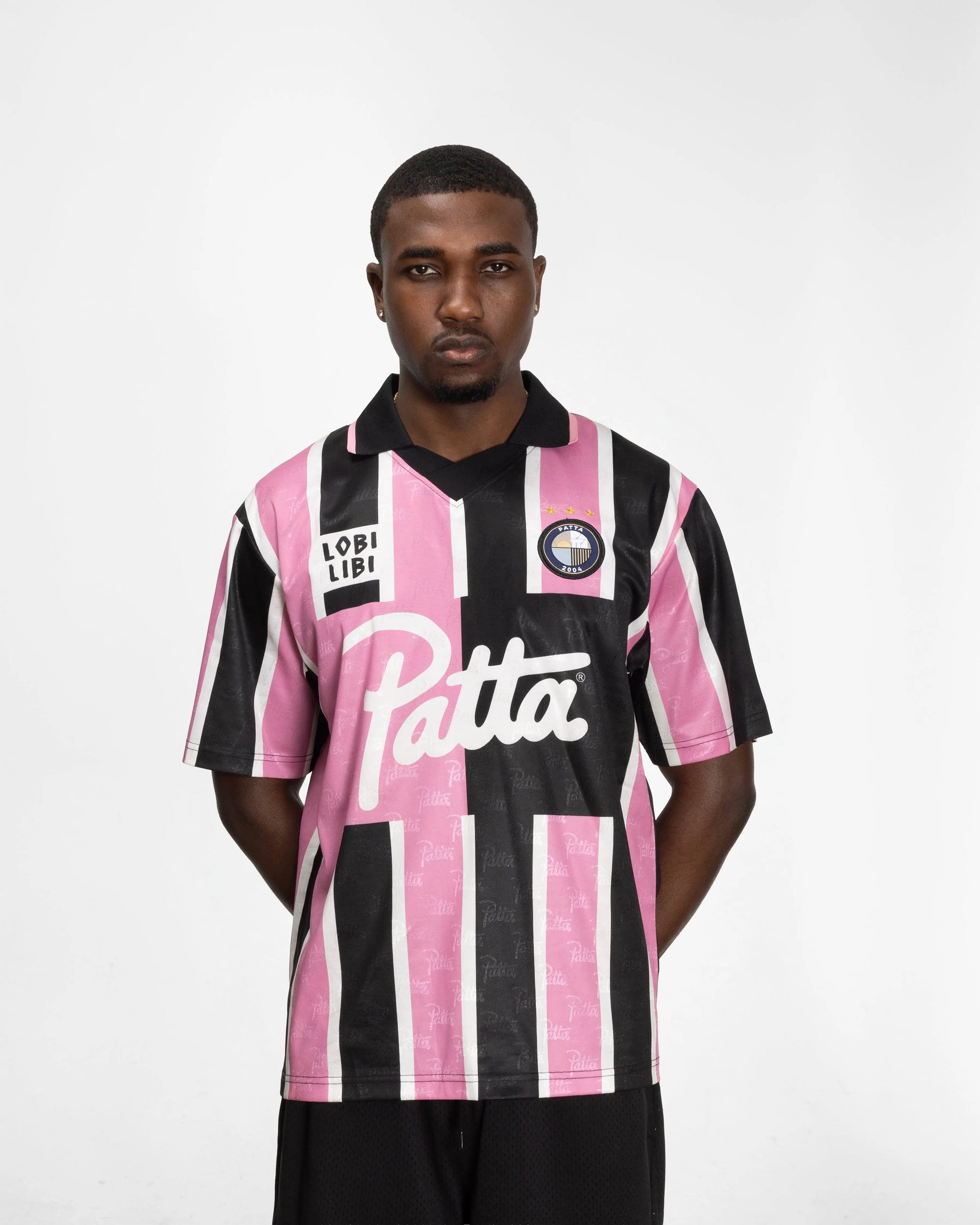 Patta Stripe Football Jersey (Begonia Pink) Patta