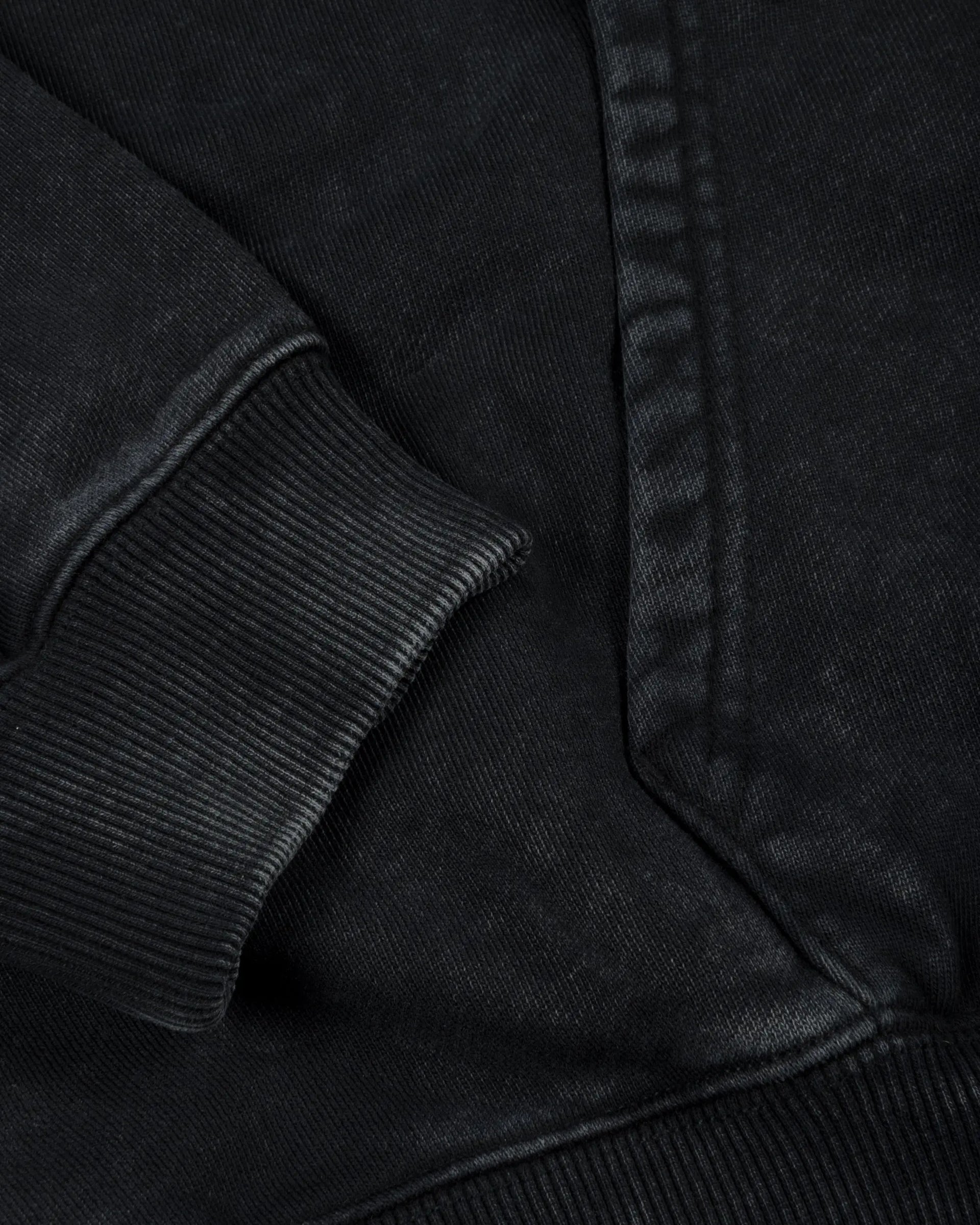 Patta Loopback Logo Zip Hooded Sweater (Moonless Night) Patta