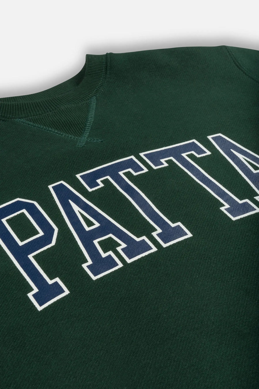 Patta Kids Arc Logo Crewneck Sweater (Pine Grove/Navy) Patta
