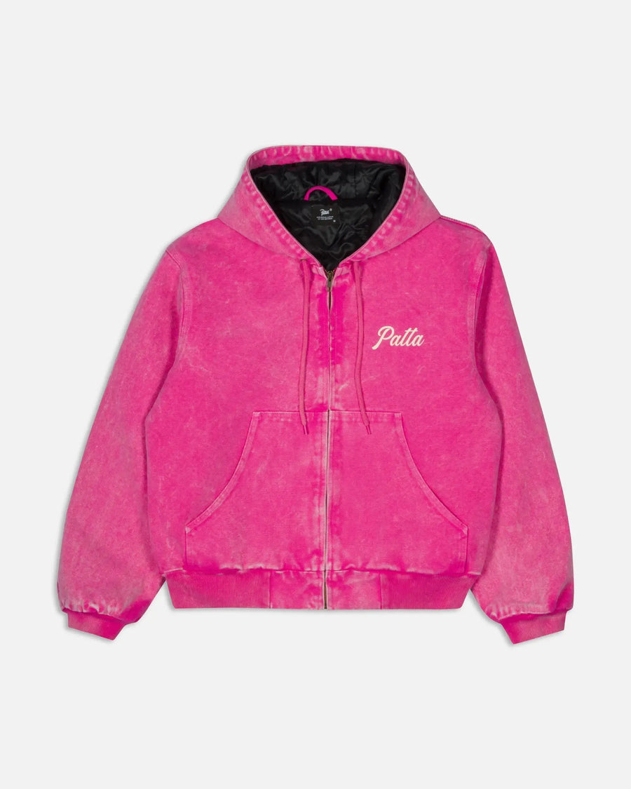 Patta Peace Canvas Hooded Jacket Fuchsia Purple (EA) Patta
