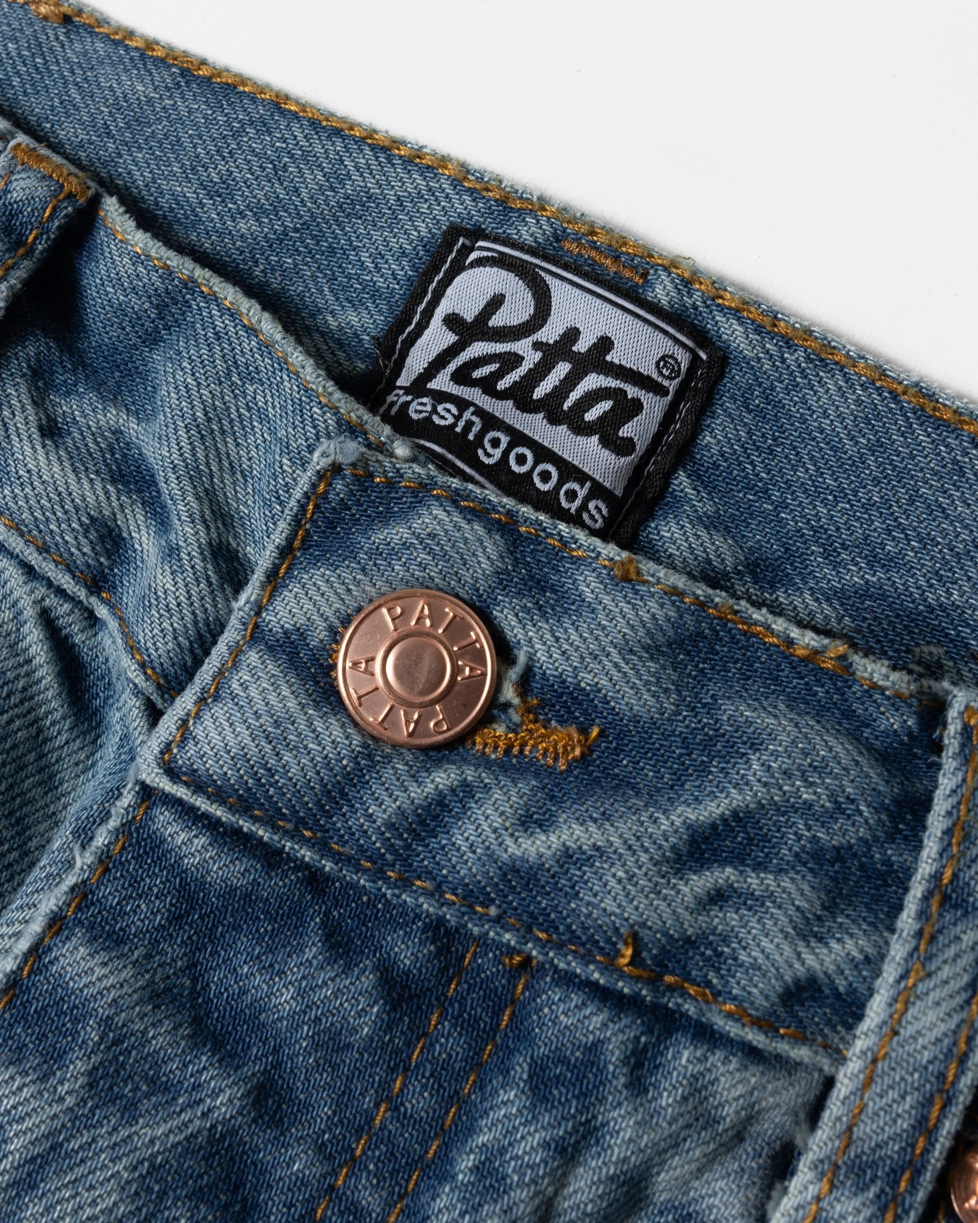 Patta x Joe Freshgoods Denim Pants (Sandwashed Blue Denim) Patta
