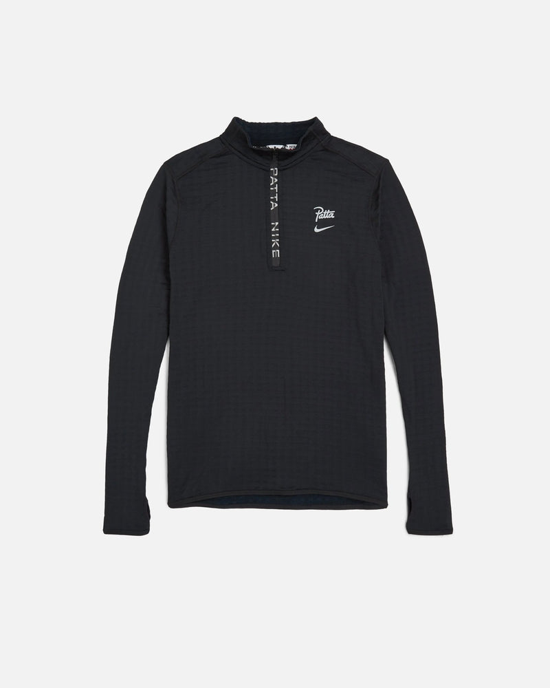 Nike x Patta Running Team Half - Zip Longsleeve (Black) - Patta