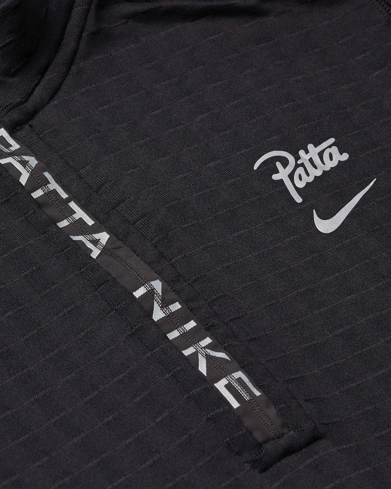 Nike x Patta Running Team Half - Zip Longsleeve (Black) - Patta