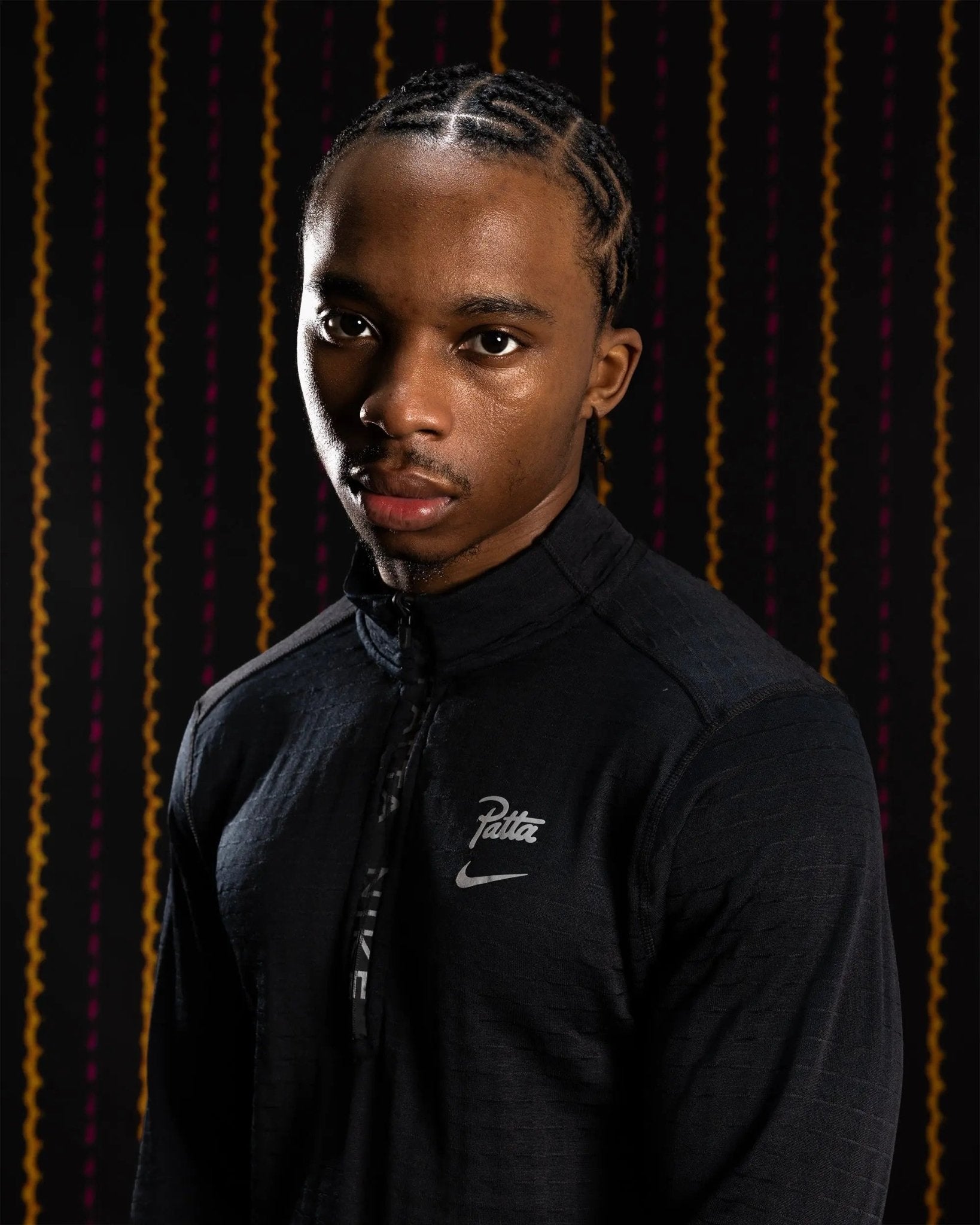 Nike x Patta Running Team Half - Zip Longsleeve (Black) - Patta