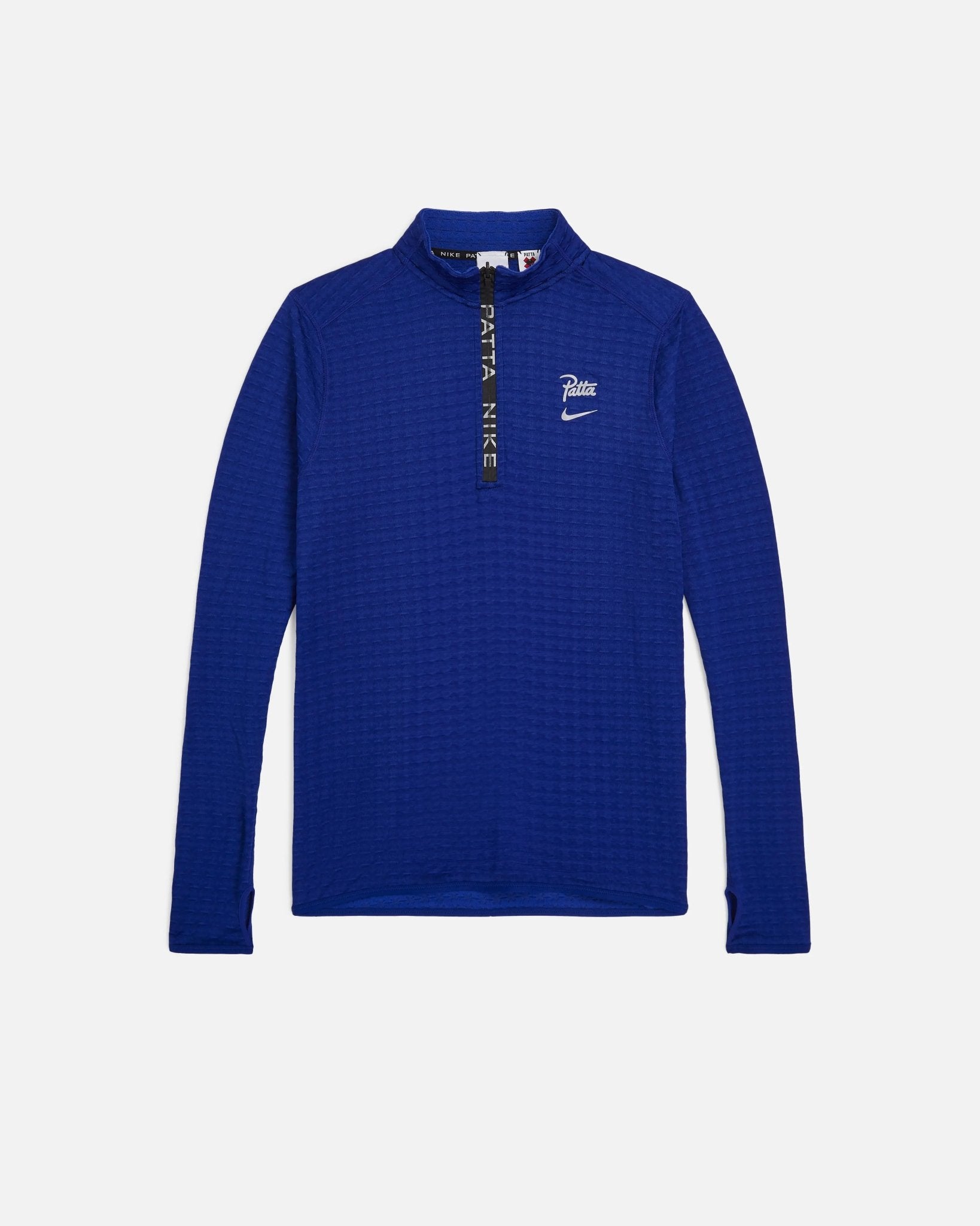 Nike x Patta Running Team Half - Zip Longsleeve (Deep Royal Blue) - Patta