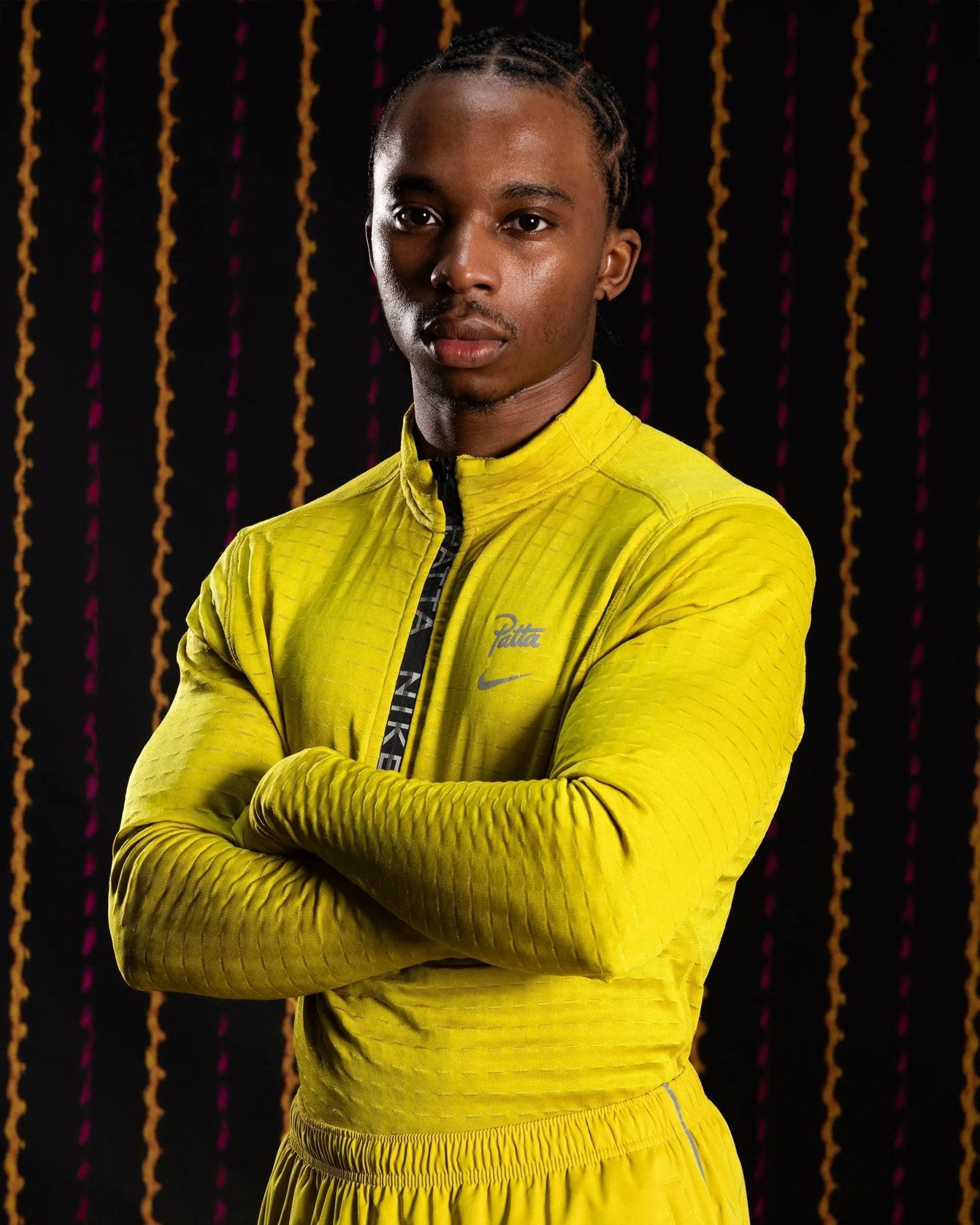 Nike x Patta Running Team Half-Zip Longsleeve (Saffron Quartz) - Patta