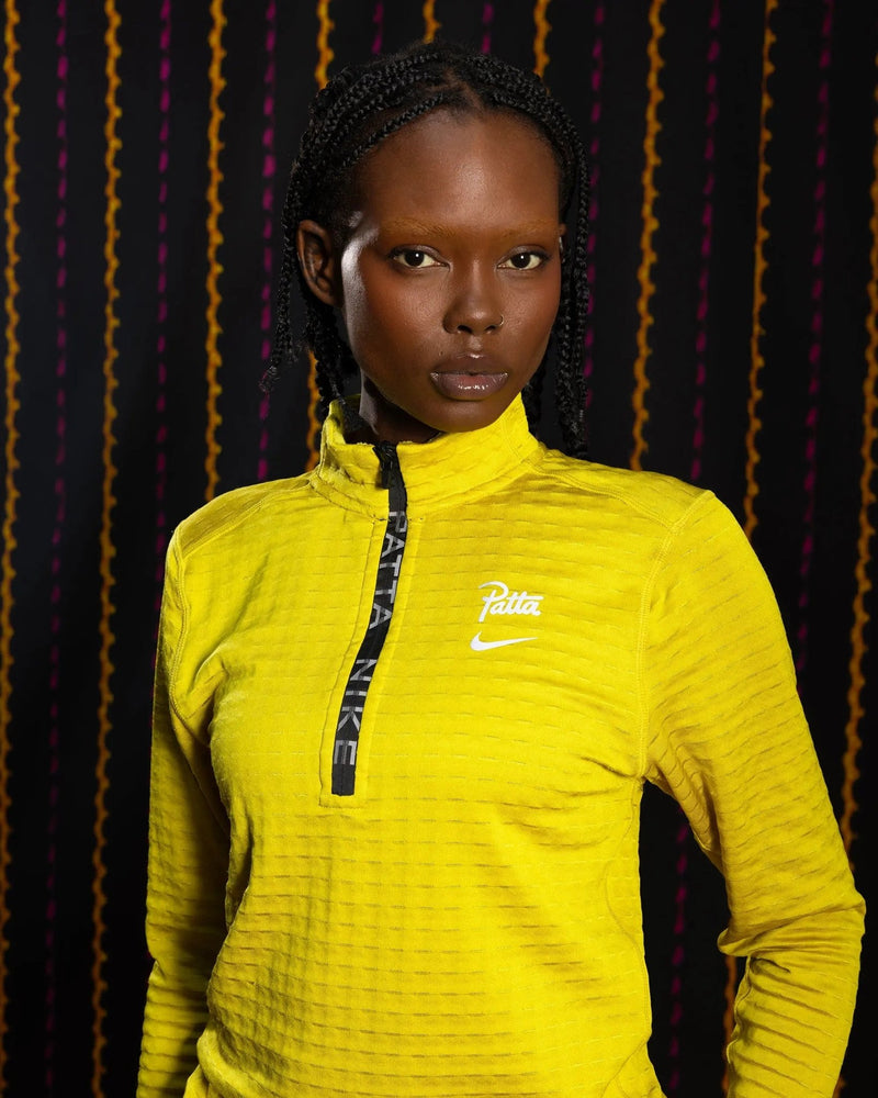 Nike x Patta Running Team Half - Zip Longsleeve (Saffron Quartz) - Patta