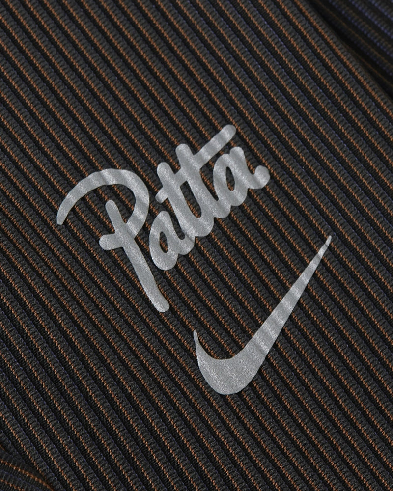 Nike x Patta Running Team Leggings (Black/Deep Royal Blue) - Patta