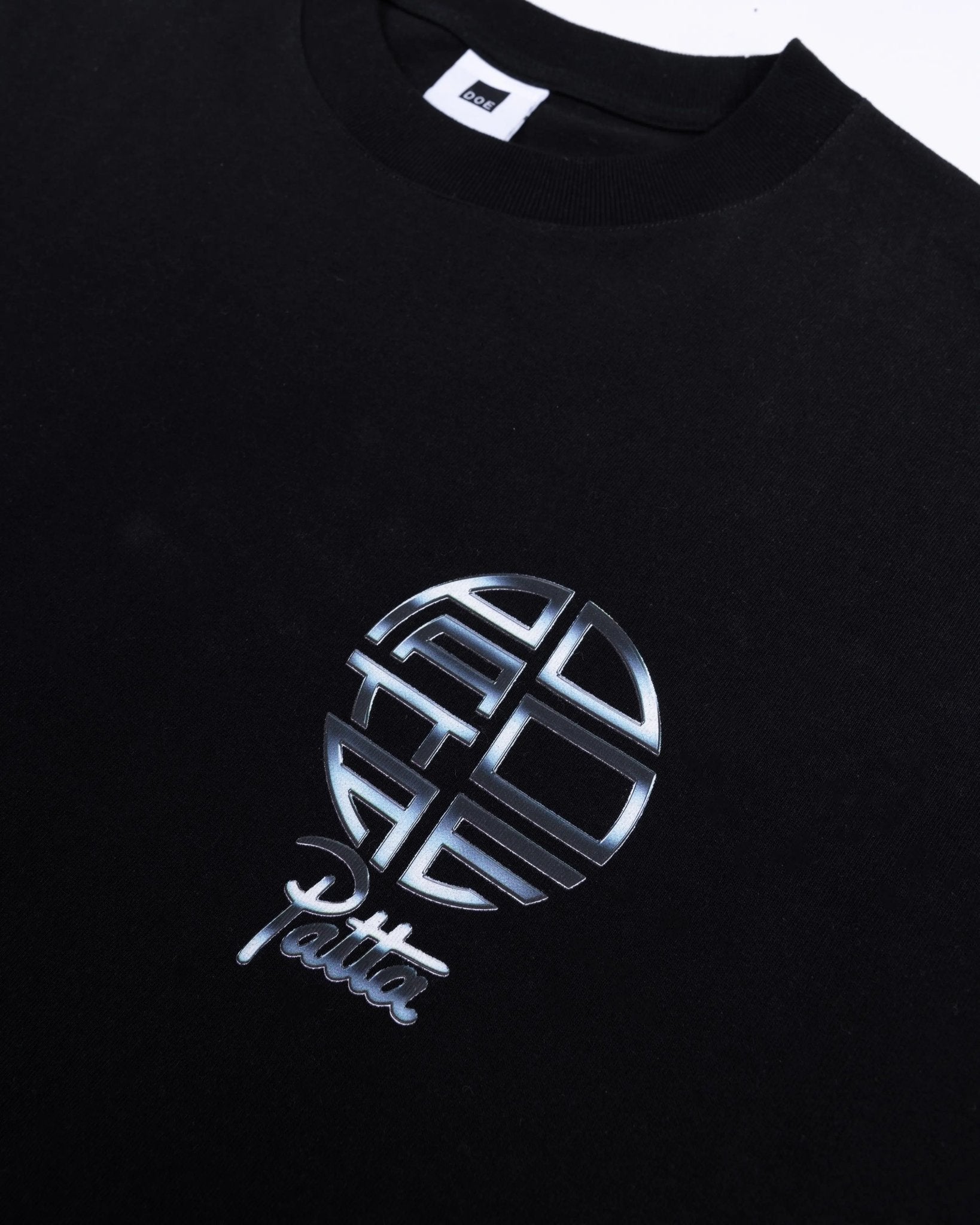 Patta x DOE 20/10 T-shirt (Black) - Patta