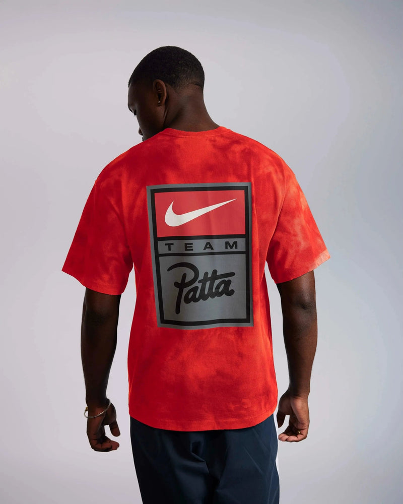 Patta x Nike NRG T-shirt GX Washed (Rush Red/University Red/Gym Red) - Patta