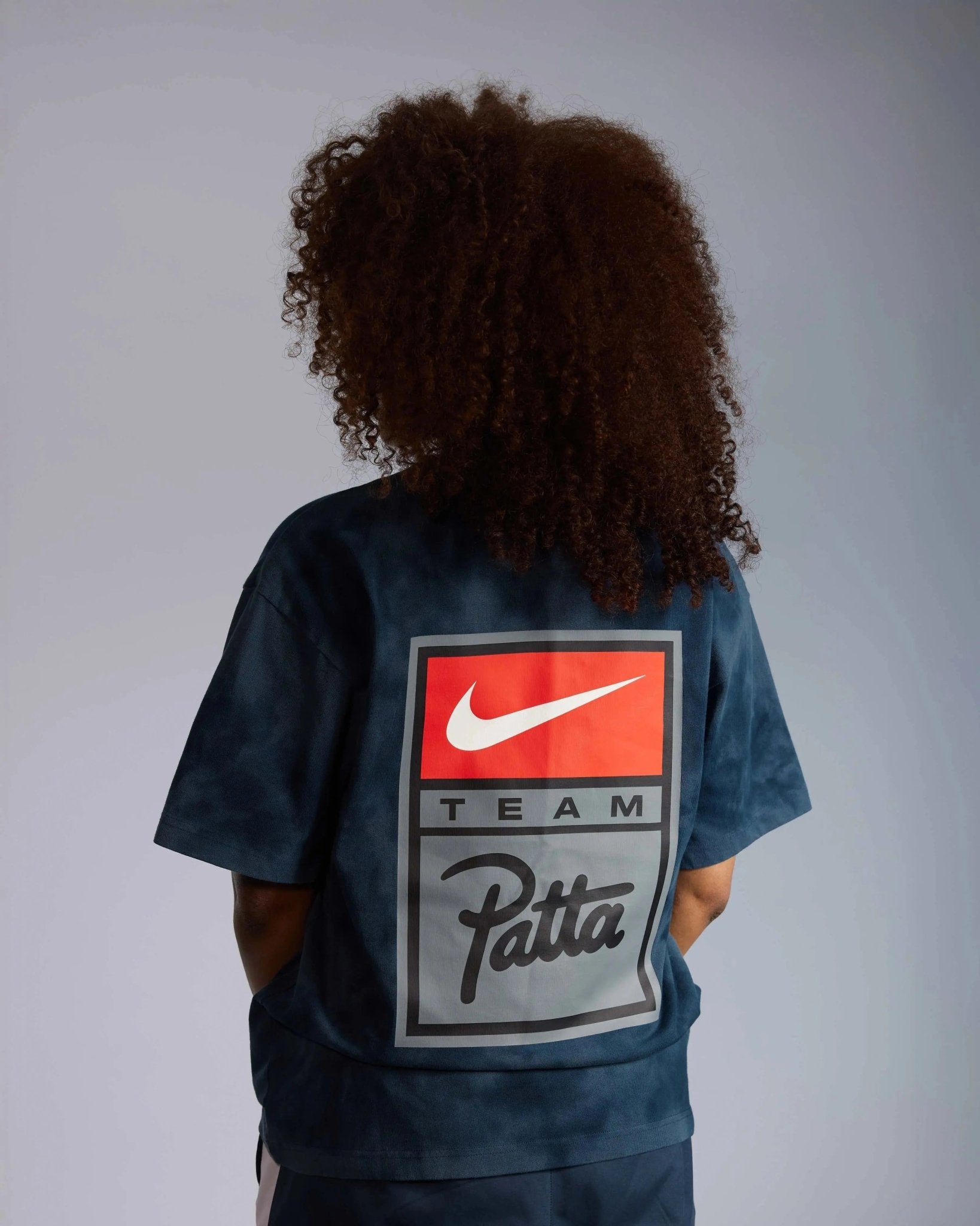 Patta x Nike NRG T-shirt GX Washed (Squadron Blue/Deep Ocean/Dark Obsidian) - Patta