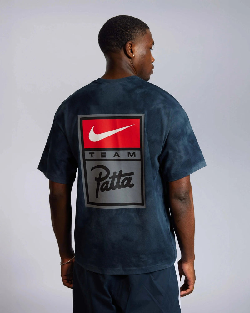 Patta x Nike NRG T-shirt GX Washed (Squadron Blue/Deep Ocean/Dark Obsidian) - Patta